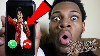 CALLING MICHAEL JACKSON IN REALLIFE AND HE ANSWERED *OMG HE IS ALIVE!!!!!!*
