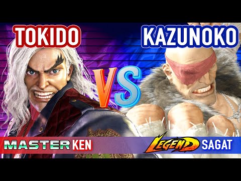 SF6 ▰ TOKIDO (Ken) vs KAZUNOKO (Sagat) ▰ High Level Gameplay