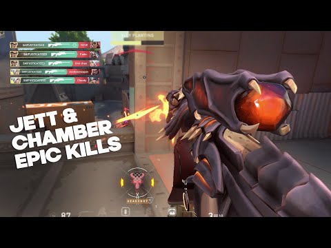 Valorant Elderflame Operator Top Epic Kills I Jett Gameplay I GOD Mode I #valorant #valorantclips