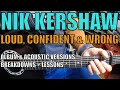 Nik Kershaw - Loud, Confident & Wrong - Guitar Tutorial