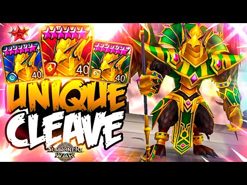 Unique C1 Cleave with TRIPLE HORUS - Summoners War