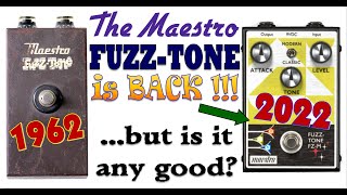 Video thumbnail for Maestro Fuzz-Tone (by Gibson) in 2022: Is it any good? 'Cos it's not cheap! by New Falconer Records