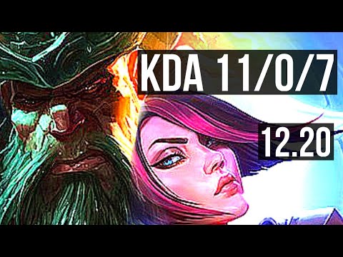 GP vs FIORA (TOP) | 11/0/7, Legendary, 500+ games | KR Master | 12.20