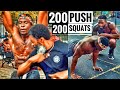 200 Push Ups 200 Squats in 10 Minutes | Push and Legs | @That's Good Money