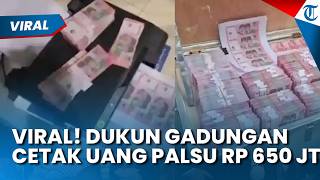 GEGER! DUKUN GADUNGAN di Bogor Cetak Uang Palsu Rp650 Juta, Kamar Hotel Disulap Percetakan