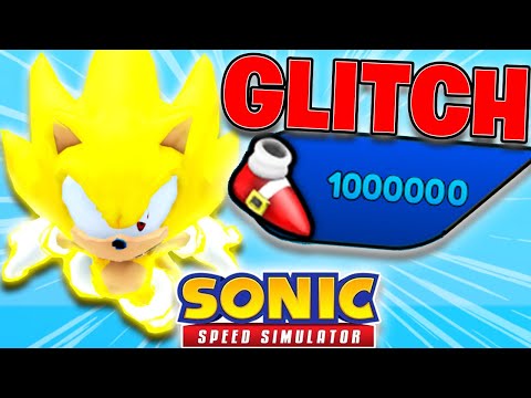 This Glitch is BROKEN... (Sonic Speed Simulator)