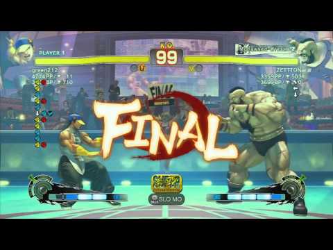 SSF4 AE: Green212 [Momochi] (Yun) VS Zettton (Zangief)