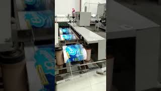 4 rollos de papel higiénico máquina de embalaje