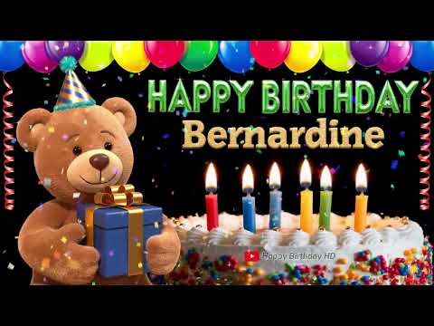 Bernardine Happy birthday To You - Happy Birthday song name Bernardine 🎁 🎂