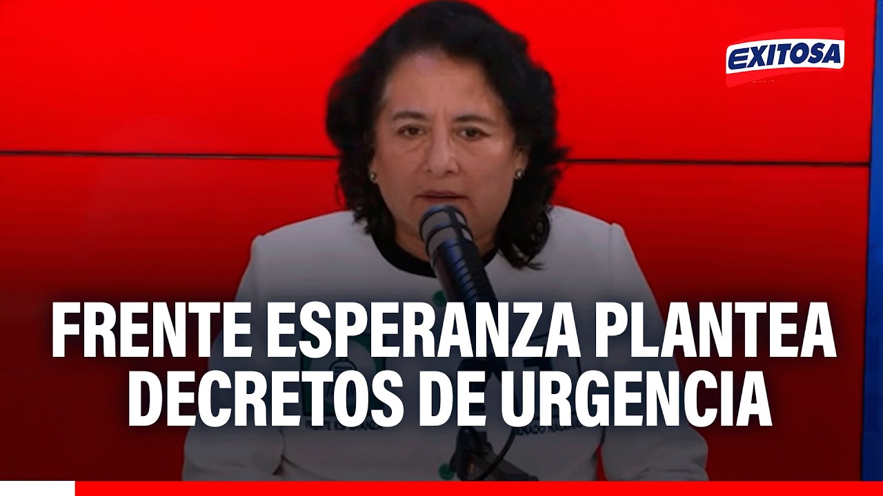 🔴🔵 Candidata al Senado de Frente Esperanza garantiza cuatro decretos de urgencia