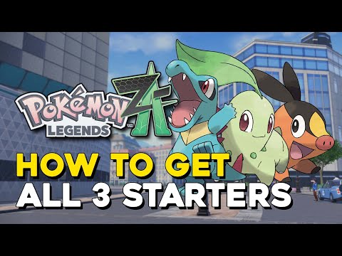 Pokemon Legends Z-A How To Get All 3 Starters