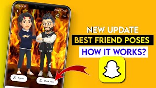 Best Friend Poses in Snapchat Plus | How to get it | How Best Friend Poses Works | New update