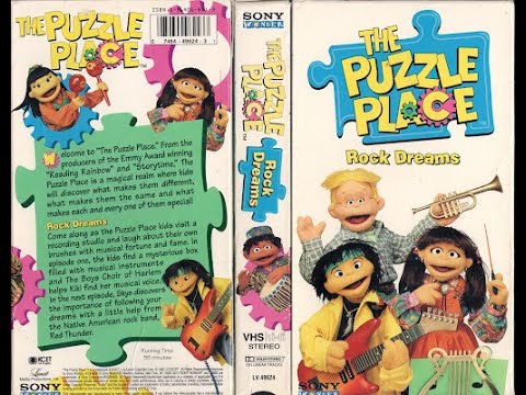 The Puzzle Place: Rock Dreams (1995 VHS)
