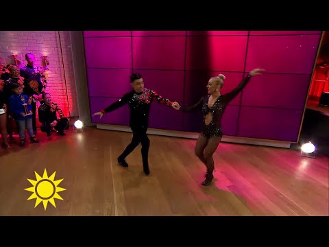 Här bjuds det på njutningsfull latinsk pardans  - Nyhetsmorgon (TV4)