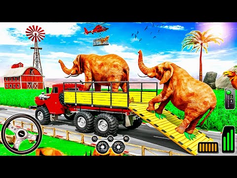 Animal Transport Truck Simulator -  Real Cargo Truck Zoo Transporter Driving : Android Gameplay