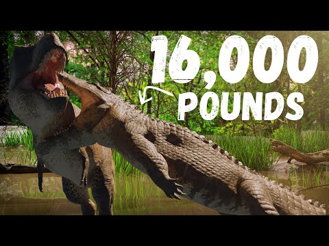 I Hunted Dinosaurs With a GIANT Crocodile (Satisfying)