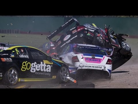 V8 Supercars Dunlop Series 2016 All Crashes Compilation