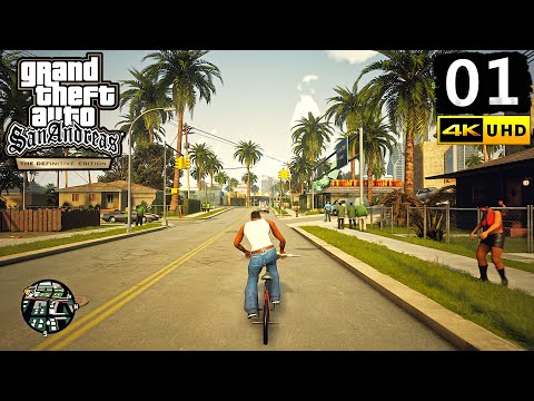 GTA San Andreas Definitive Edition Gameplay Walkthrough Part 1 - PC 4K 60FPS No Commentary