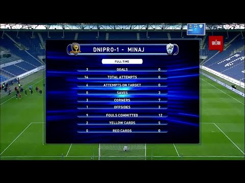 SK Sport Klub Dnipro-1  Dnipropetrovsk 3-0 FK Mynai 