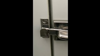 How to unlock a kids toilet from the outside in 5 seconds or less.