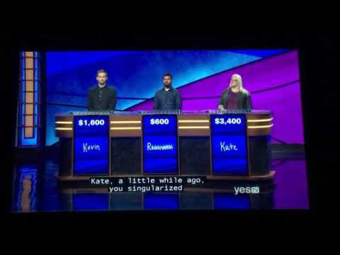 Double Jeopardy, Kevin Boettcher Day 3 - SCORE CHANGE before the start of the round (10/3/19)