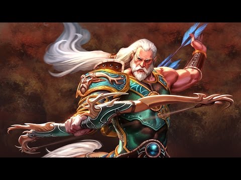 Smite PTS Gameplay - Season 3 Conquest - Chiron ADC