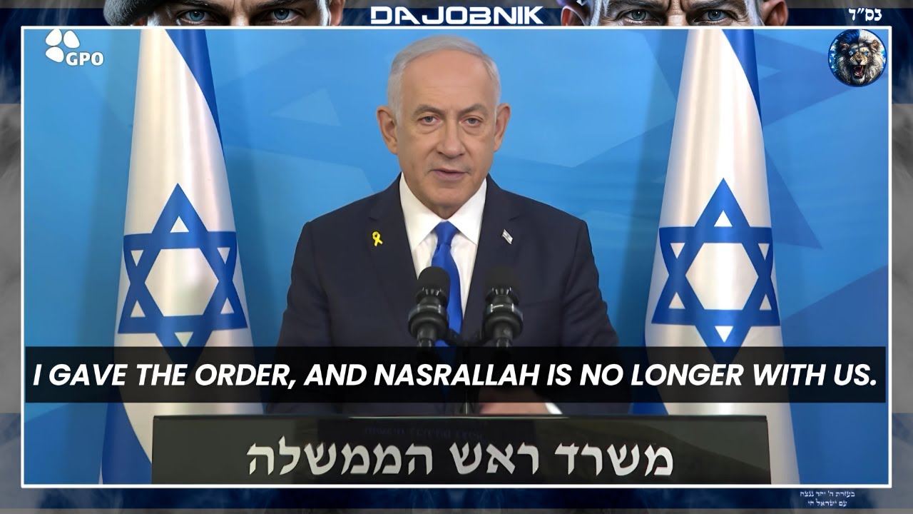 Prime Minister Netanyahu CONFIRMS Hassan Nasrallah’s Elimination – A Turning Point for Israel!