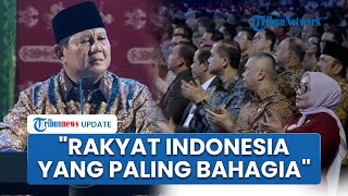 Prabowo Terharu Indonesia Jadi Negara yang Rakyatnya Paling Bahagia: Membingungkan Bangsa Lain