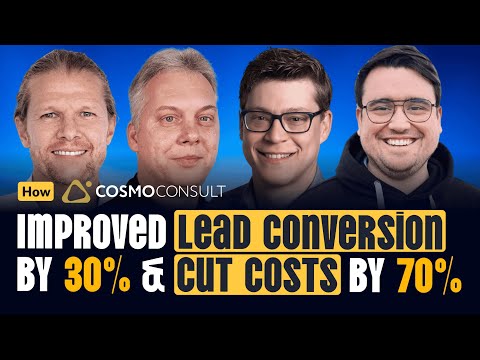 How COSMO CONSULT Improved Lead Conversion by 30% and Cut Costs by 70%