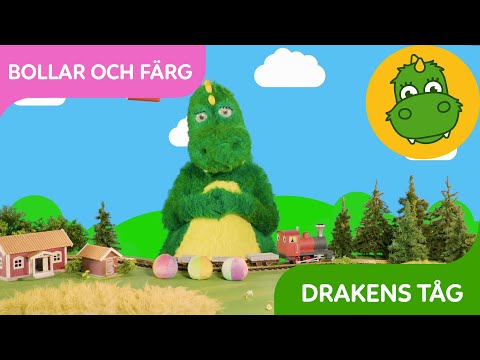 Bolibompa Mini:  DRAKENS TÅG:  BOLLAR OCH FÄRG