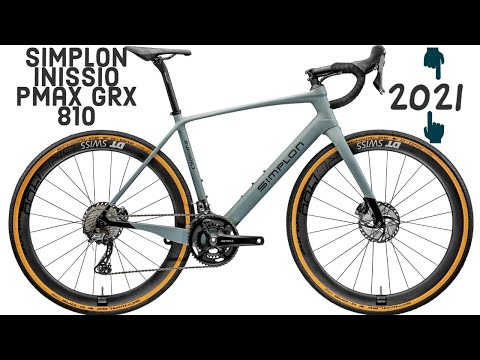 Simplon INISSIO Pmax GRX 810 Gravel E-Bike 2021 shady grey matt / black glossy flat bars WALK-AROUND