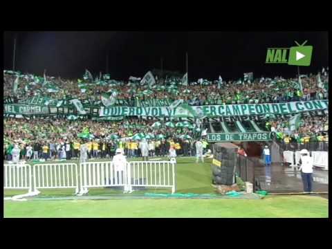 "LA HINCHADA VERDOLAGA ANTE SAO PAULO" Barra: Los del Sur • Club: Atlético Nacional