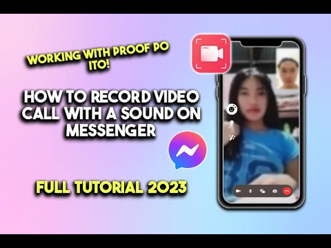How to Record Video Call With a Sound on Messenger | WORKING TALAGA!