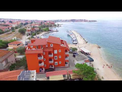 www. horvatlaguna.hu Horvátország Croatia Bibinje, Roko Apartmanház drone videó