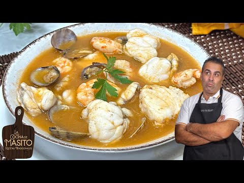 🦐SOPA DE MARISCO Y PESCADO la receta de sopa PERFECTA para la NAVIDAD 😍