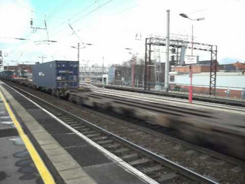 DB Schenker 92022 at Wigan on 4M63 18th January 2011