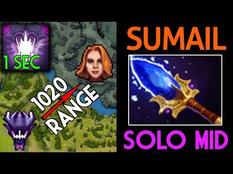 SUMAIL Dota 2 [Bane] New META - Solo Mid Rush Aghanim's