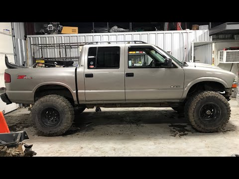 2003 Crew Cab s10 solid axle swap (sas) lift 4x4 4wd blazer jimmy Sonoma