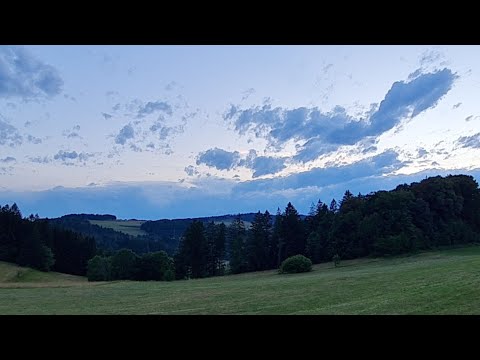 🚨⛈ Unwetterwarnung für Baden-Württemberg live aus Herrischried im Südschwarzwald [26.06.2022]