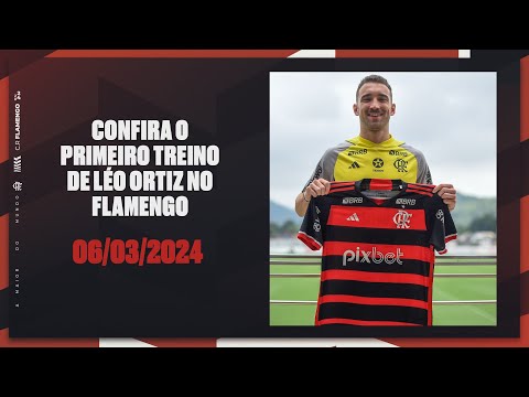 CHECK OUT LÉO ORTIZ'S FIRST TRAINING AT FLAMENGO