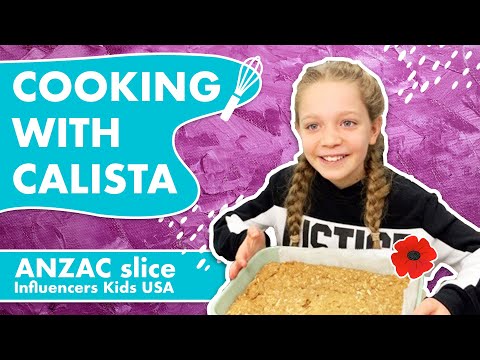 Cooking with Kids: Calista! ANZAC Slice (bars)