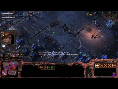 The Hyperion fails to save Raynor's base