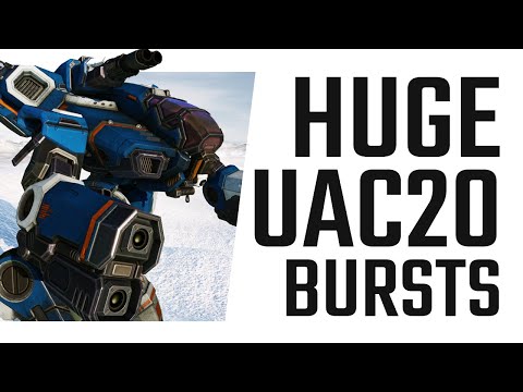 Huge U-AC20 Burst Build on the Marauder - Mechwarrior Online The Daily Dose #1112