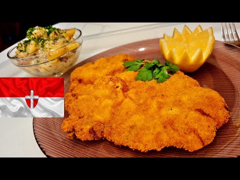 Bécsi szelet "trükkös" krumpli salátával / Wiener schnitzel mit kartoffelsalat / @RezsóKonyha