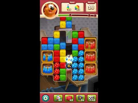 Toon Blast Level 2860 - NO BOOSTERS 🐻🐺🐱 | SKILLGAMING ✔️