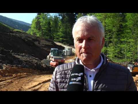 Auftakt Ausbauarbeiten und Vollsperrung B11