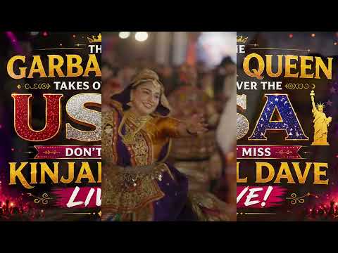 Kinjal Dave Live Garba USA Tour 2026