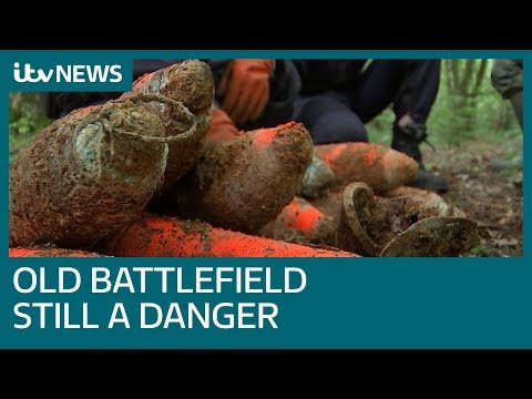 Tonnes of World War I shells recovered from battlefields daily | ITV News