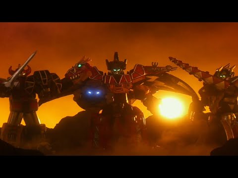 Power Rangers Beast Morphers - Grid Connection - Dino Megazord Team Up and Fight