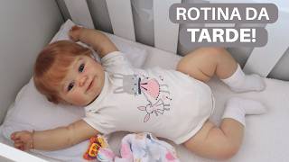 ROTINA DA TARDE COM A BEBÊ REBORN LUNA!